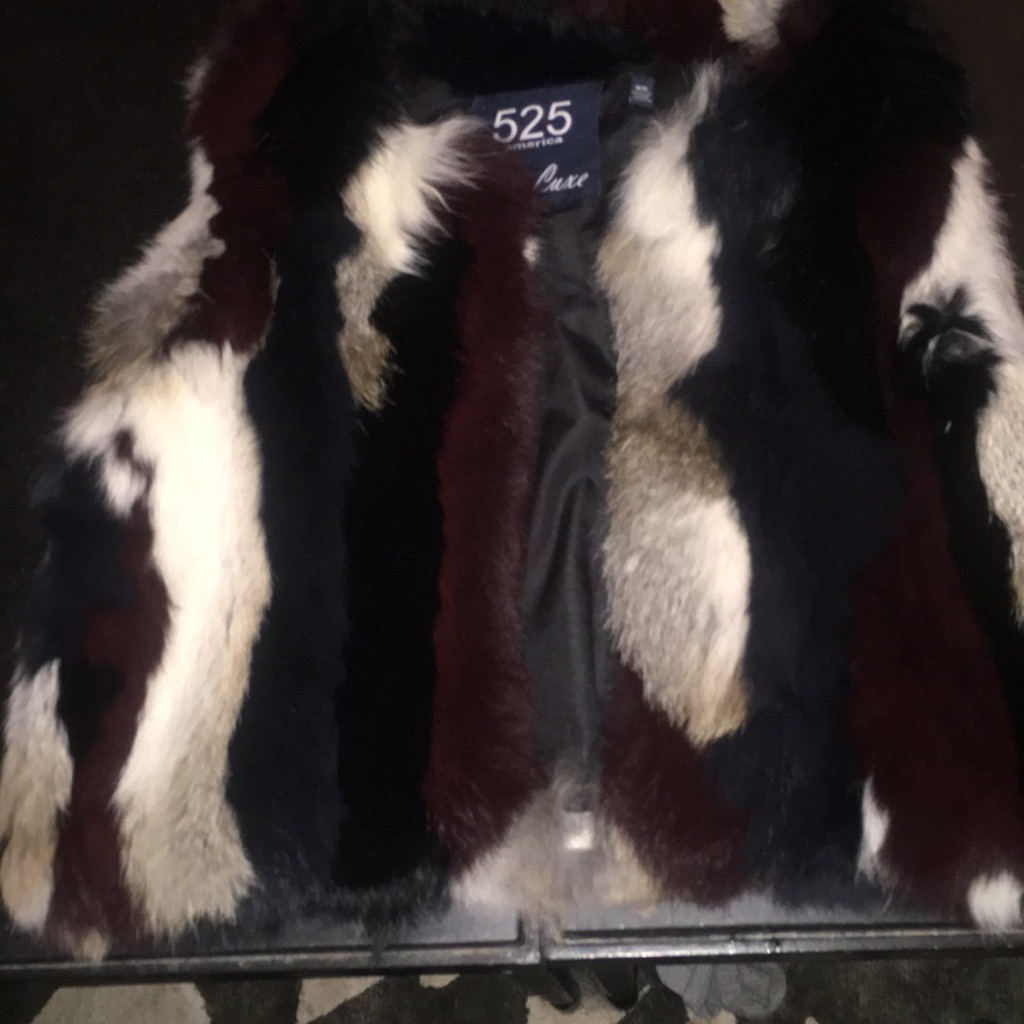 Multicolor Rabbit Fur Vest